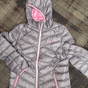 Gerry Grey And Pink Puffer Jacket
